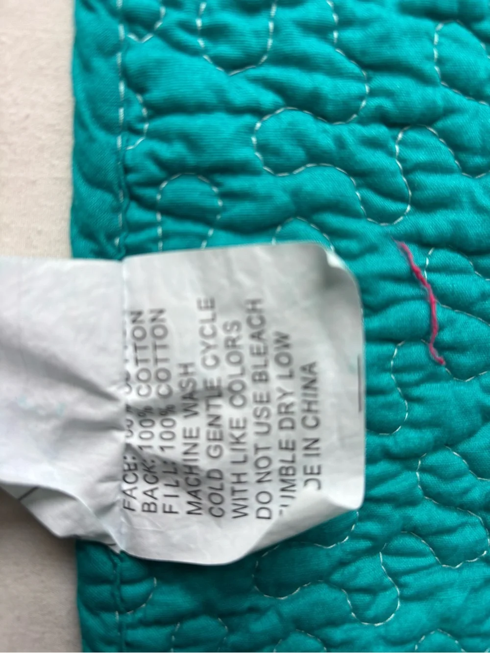 Floral Quilted Bedspread in Teal, Red & Mustard - Home Bedding